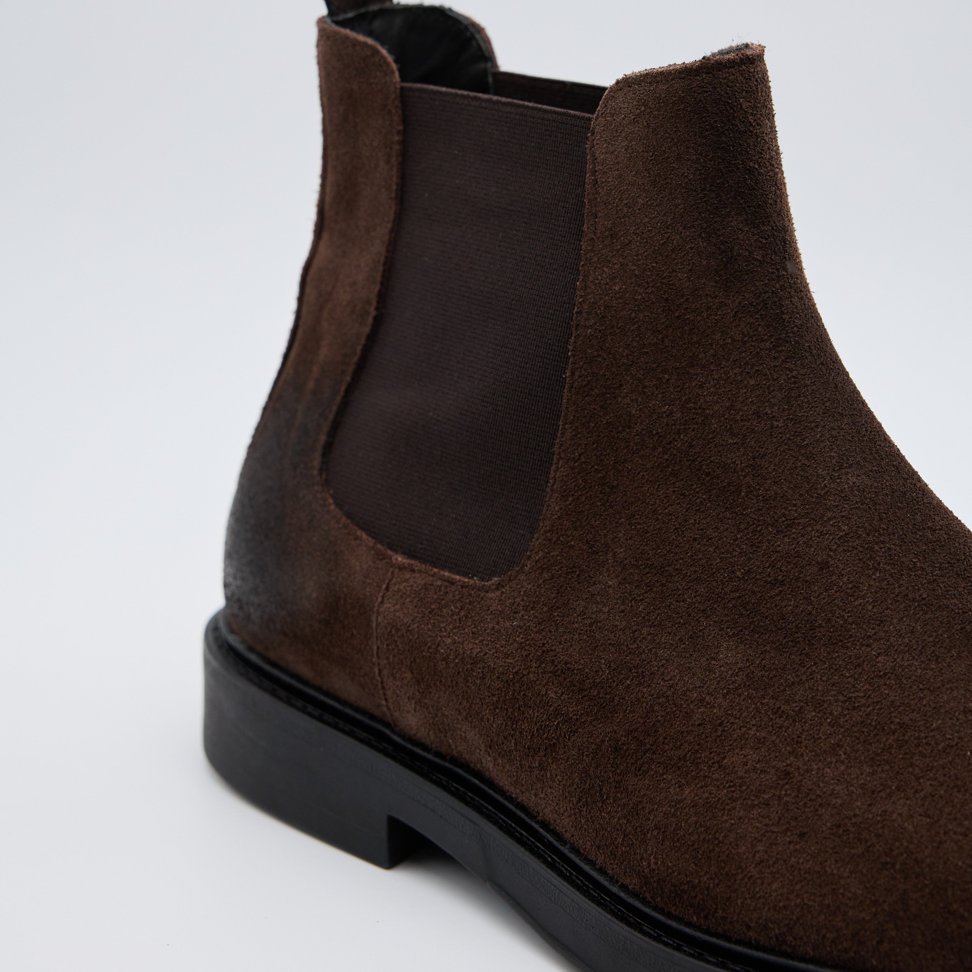 Beatles Elastico in Camoscio Marrone