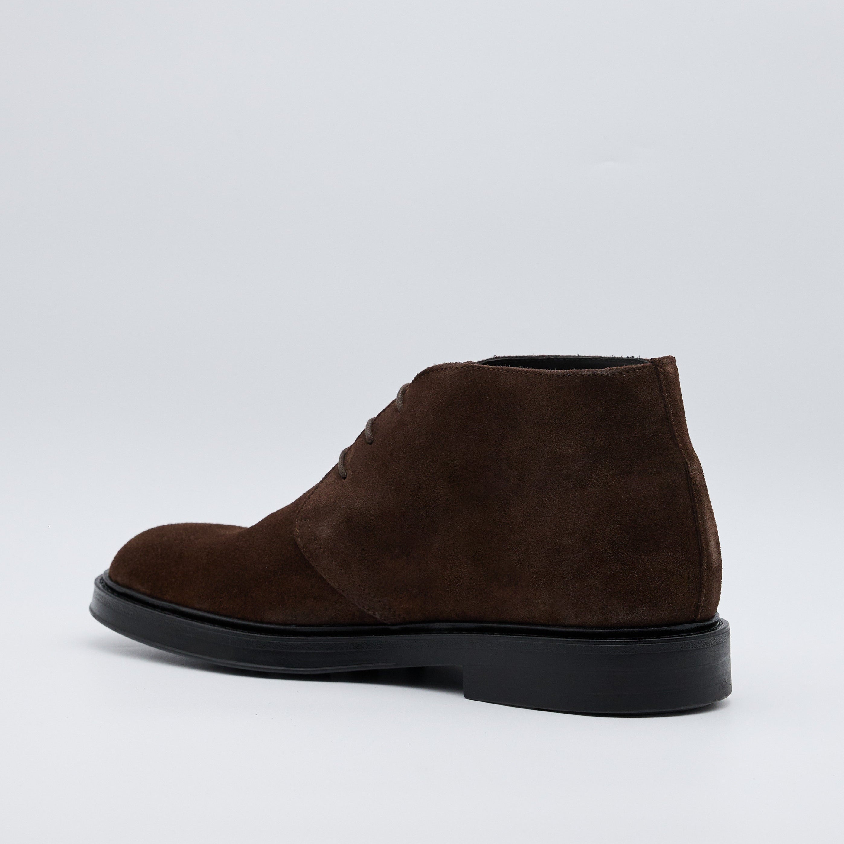 Stivaletto in  Camoscio Marrone Scuro